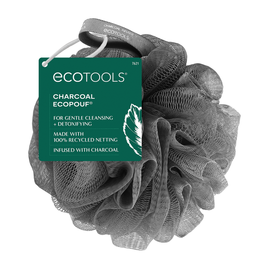 Charcoal EcoPouf® Bath Sponge