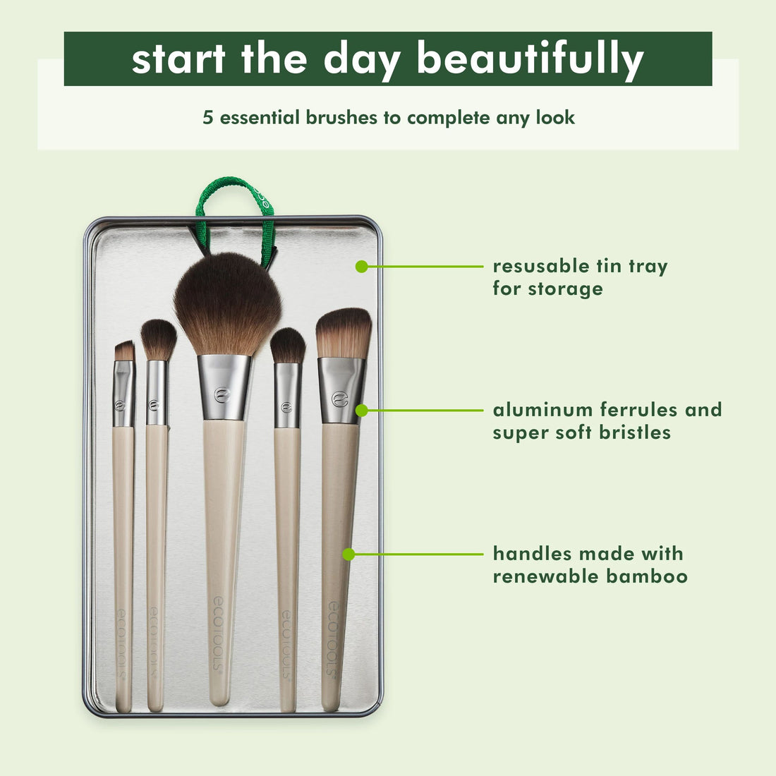 Start The Day Beautiful Makeup Brush Kit