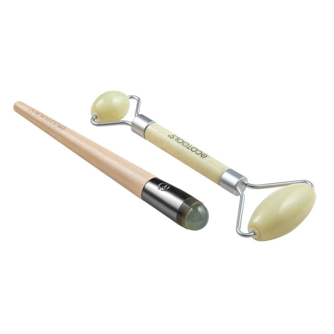 Jade Facial Roller and Eye Roller Duo