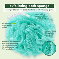 Exfoliating EcoPouf® Bath Sponge, Assorted Colors